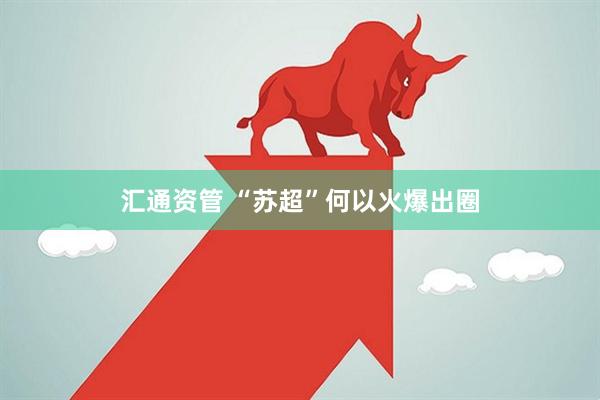 汇通资管 “苏超”何以火爆出圈