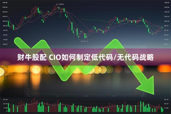 财牛股配 CIO如何制定低代码/无代码战略