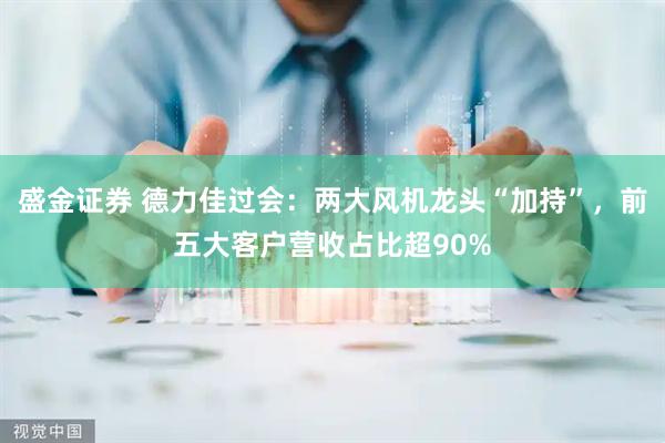 盛金证券 德力佳过会：两大风机龙头“加持”，前五大客户营收占比超90%